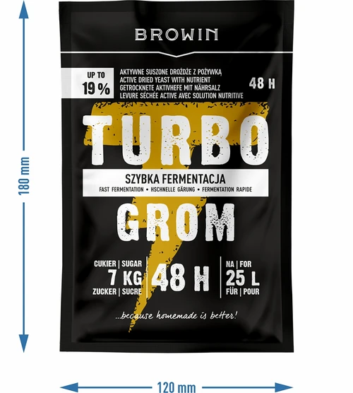 Fermento de Destilaria Turbo Grom 48h - 4