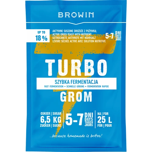 Fermento de destilaria Turbo Grom 5-7 dias  - 1 