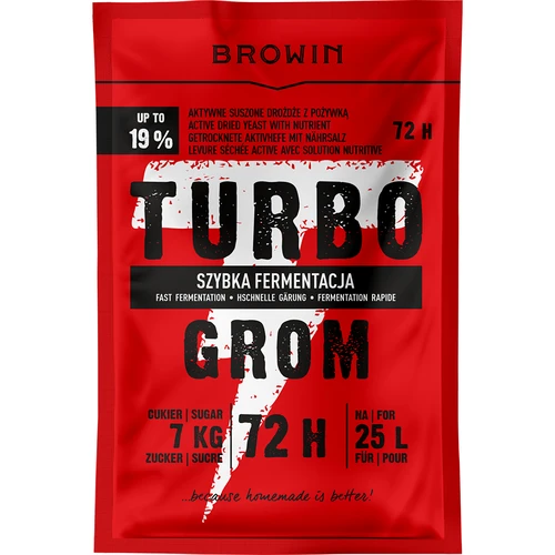 Fermento de destilaria Turbo Grom 72h  - 1 