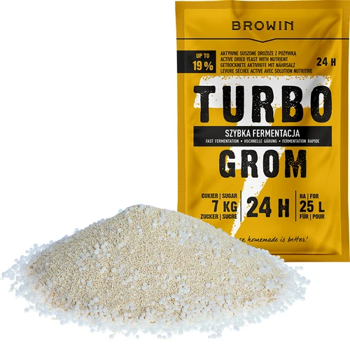 Fermento destilador Turbo Grom 24h - 3