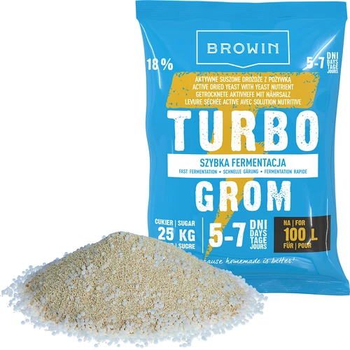 Fermento destilador Turbo Grom 5-7 dias 100L - 3