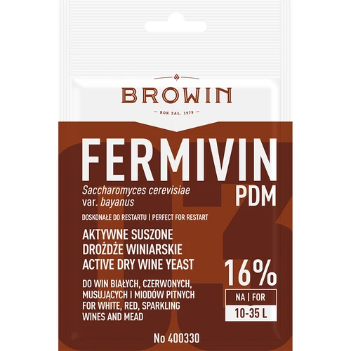 Fermento para vinho Fermivin PDM, 7 g  - 1 