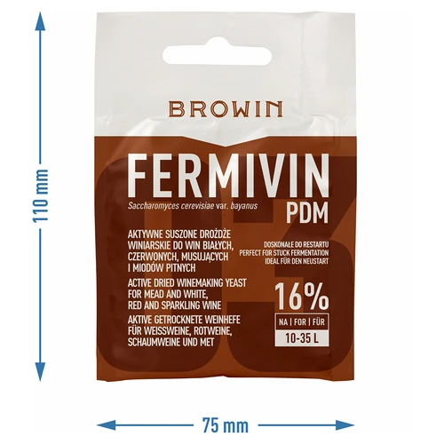 Fermento para vinho Fermivin PDM, 7 g - 3