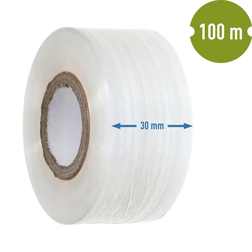Fita de jardinagem para enxertia, transparente, 100 m x 3 cm - 3