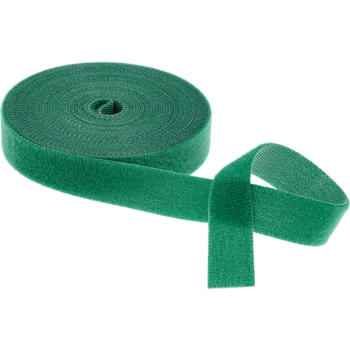 Fita de velcro para jardinagem, verde, 15 mm x 5 m  - 1 