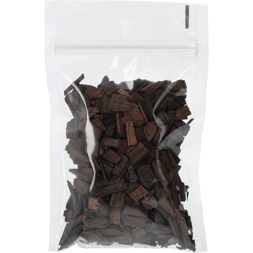 Flocos de carvalho fortemente torrados para aromatização de bebidas alcoólicas (whisky, bourbon, brandy, conhaque, cerveja), 50 g  - 1 