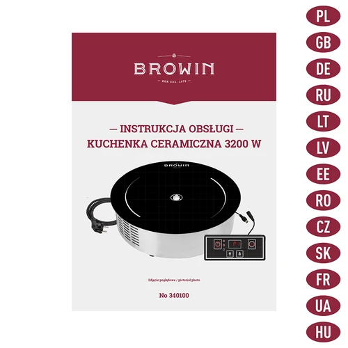 Fogão cerâmico 3200W - 9