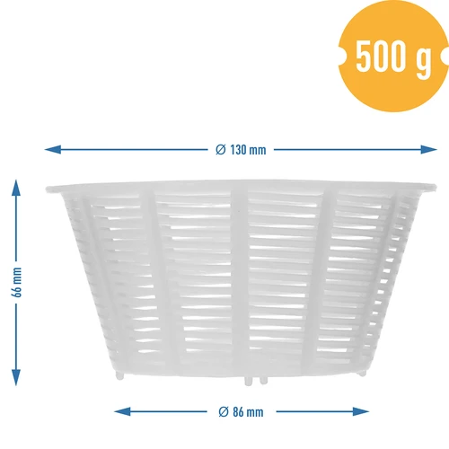 Forma de queijo redonda Ø 13 x 7 cm para 500 g - 4