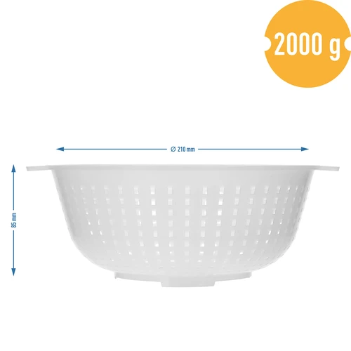 Forma para queijo tipo Koryciński Ø 21/11 x 8,5 cm para 2 kg - 7