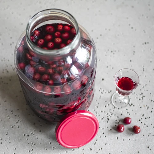 Frasco 5 L com tampa colorida Ø100 mm - 8