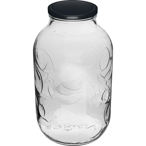 Frasco 5L com tampa colorida fi 100  - 1 
