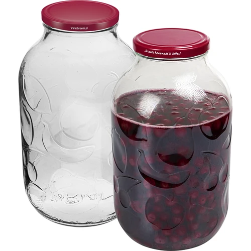 Frasco 5L com tampa colorida fi 100 - 5