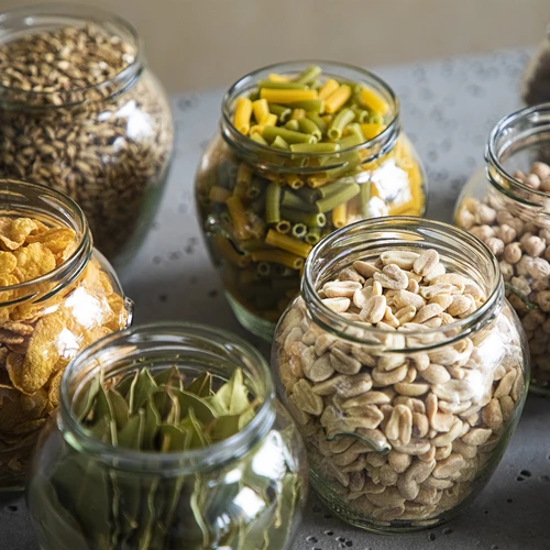 Frasco Amfora 580 ml (Ø 82 mm) com tampa cor bordeaux — 6 unid. - 7