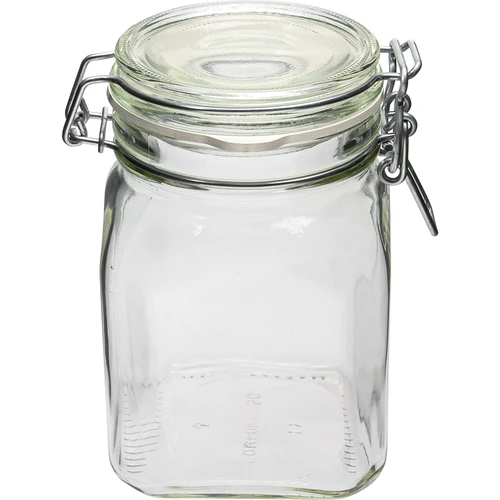 Frasco Comfort 750 ml quadrado. fechamento hermético - 2