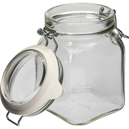 Frasco Comfort 750 ml quadrado. fechamento hermético - 3