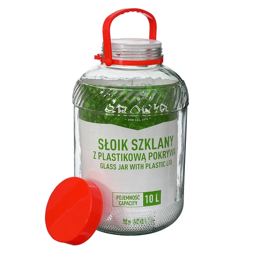 Frasco de 10 L com tampa de plástico - 5