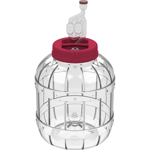 Frasco inquebrável e multifuncional para fermentação, 5 L  - 1 