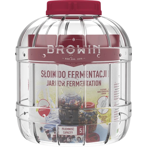 Frasco inquebrável e multifuncional para fermentação, 5 L - 2