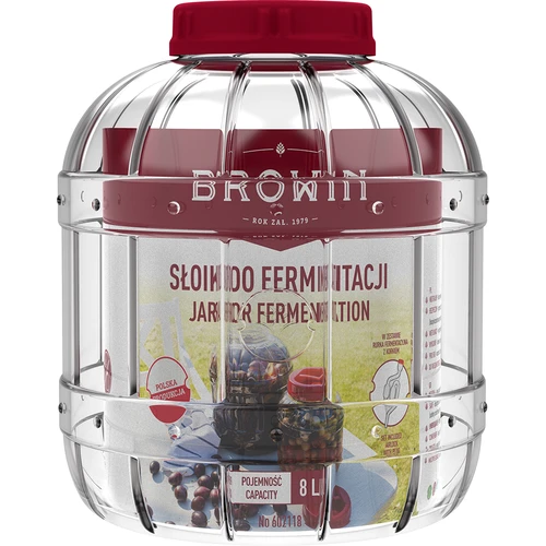 Frasco inquebrável e multifuncional para fermentação, 8L - 2
