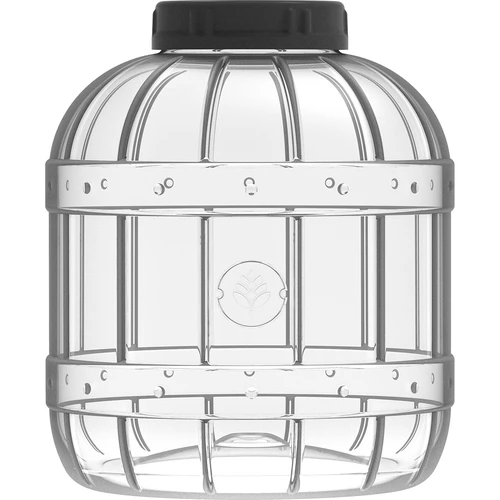 Frasco inquebrável e multifunções com tampa preta, 8L - 2