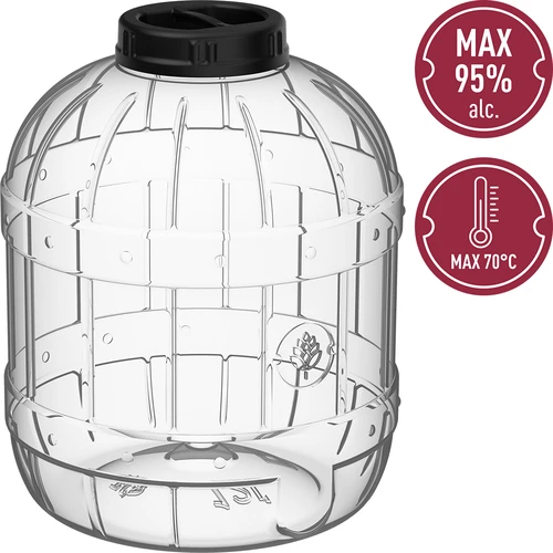 Frasco multifuncional 12L com tampa - 4