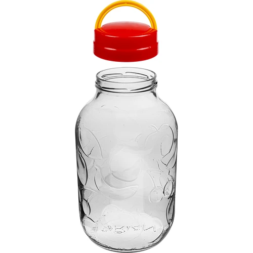 Frasco para licores 5 L com tampa de rosca com pega - 3