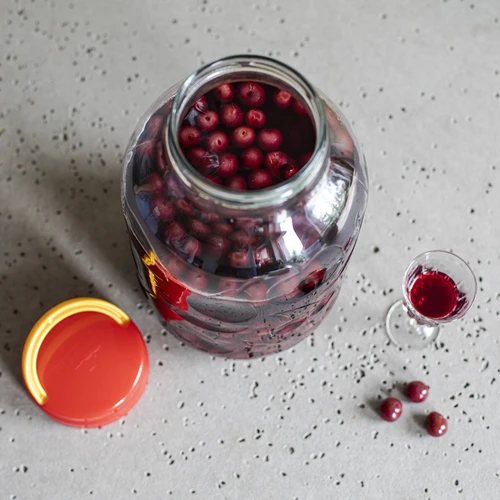 Frasco para licores 5 L com tampa de rosca com pega - 7