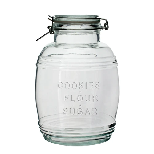 Frasco tipo barril "OLD" 3 L com fecho mecânico - 2