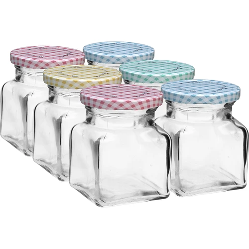 Frasco TO 120 ml Quatro cantos fi 53 tampa - 6 peças  - 1 