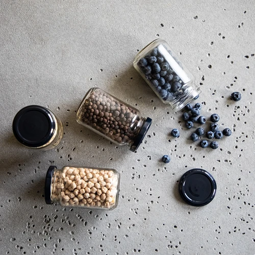 Frasco TO 190 ml com tampa colorida fi 53 - 8 unid. - 12