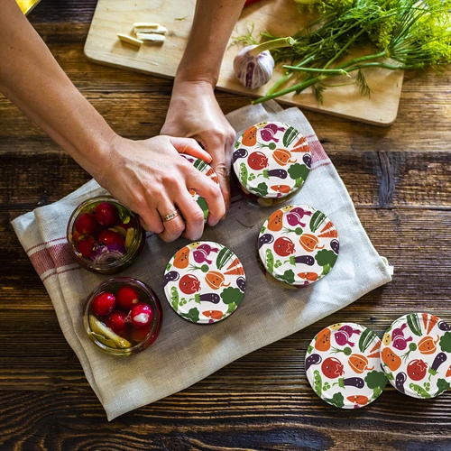 Frasco TO 235 ml com tampa colorida Ø82 - 6 unidades - 12