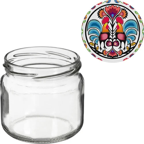 Frasco TO 370 ml com tampa colorida fi82/6- 6 unid. - 5