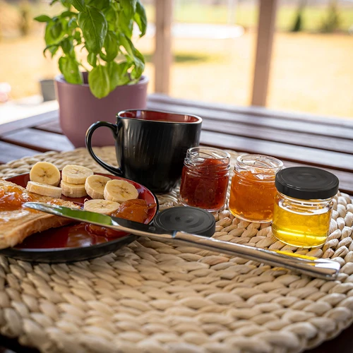 Frasco TO 40 ml com tampa preta fi 43 - 10 unidades - 6