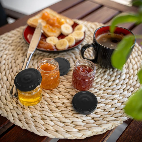 Frasco TO 40 ml com tampa preta fi 43 - 10 unidades - 9