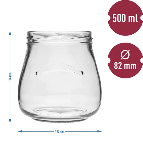 Frasco TO 500 ml outro Ânfora - 6un. - 2
