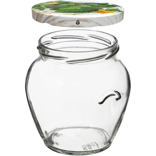 Frasco TO Ânfora 580 ml com tampa colorida fi82/6-6un. - 3