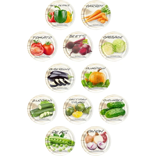 Frasco TO, bojudo 580 ml com tampa colorida fi82/6, 6 unid. - 5