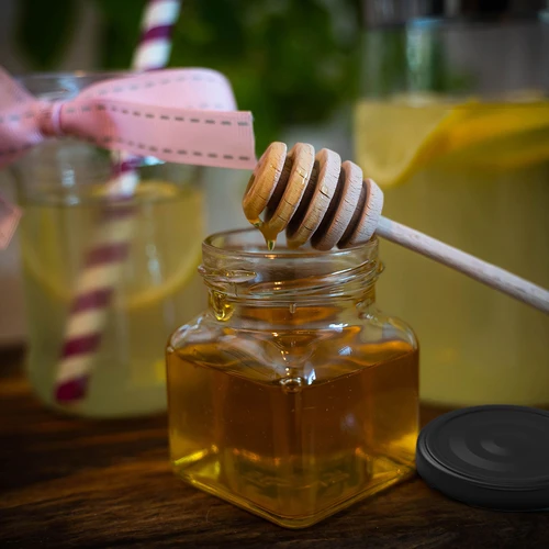 Frasco twist-off 120 ml - Quadrado TO 53 com tampa preta, 6 un. - 10