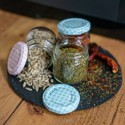 Frasco twist-off 30 ml com tampa colorida, diâmetro 43 mm - 10 unid. - 6