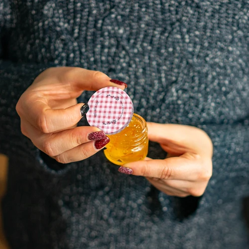 Frasco twist-off 30 ml com tampa colorida, diâmetro 43 mm - 10 unid. - 7