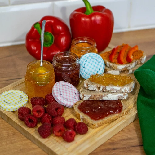 Frasco twist-off 30 ml com tampa colorida, diâmetro 43 mm - 10 unid. - 5