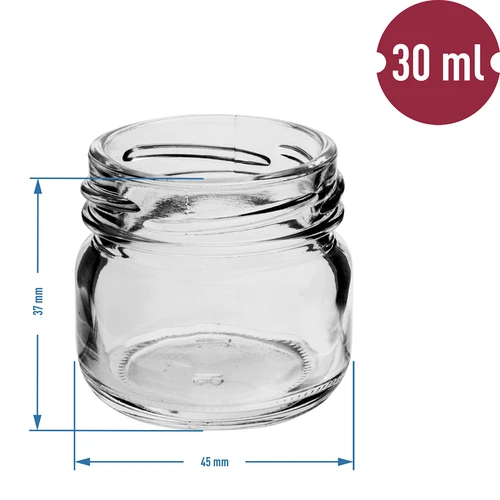 Frasco twist-off 30 ml com tampa colorida fi 43 - 10 unid. - 4