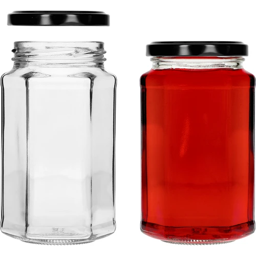 Frasco twist off 385ml com tampa preta fi 63, 6 unid. - 4