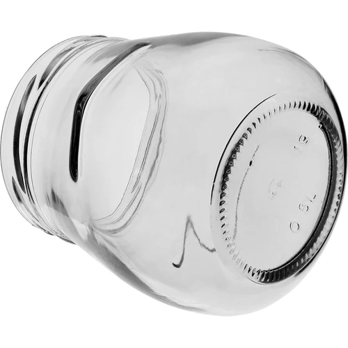 Frasco twist-off 500 ml "Ânfora Invertida" com tampa bordeaux fi 82/6, 6 unidades - 7