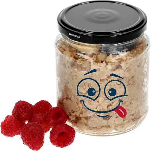 Frasco twist-off 580 ml com estampado Carinha Sorridente e tampa fi 82/6 - 3 unid. - 5