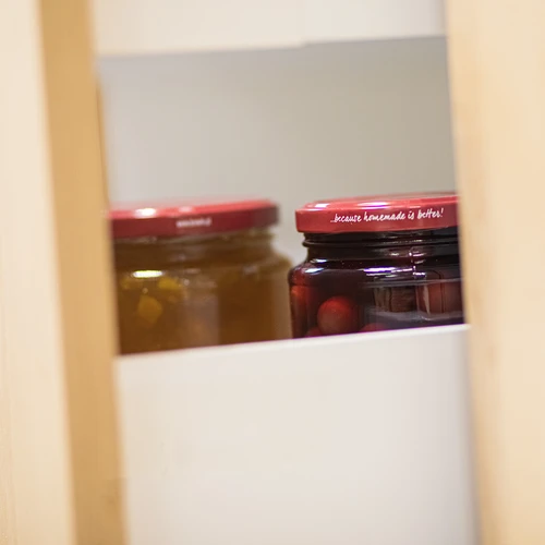 Frasco twist-off, "grubasek" 580 ml com tampa bordeaux fi82/6, 6 unidades - 7