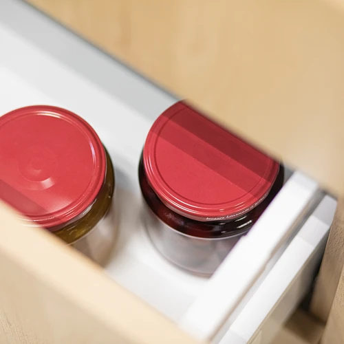 Frasco twist-off, "grubasek" 580 ml com tampa bordeaux fi82/6, 6 unidades - 8