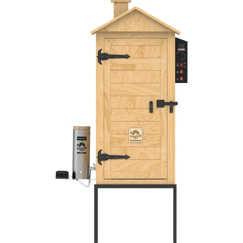 Fumador 200 L dragON Larch E21 — em larício, com módulo de aquecimento elétrico e controlador - 3