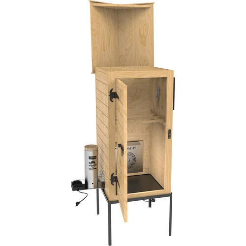 Fumador 200 L dragON Larch E21 — em larício, com módulo de aquecimento elétrico e controlador - 7