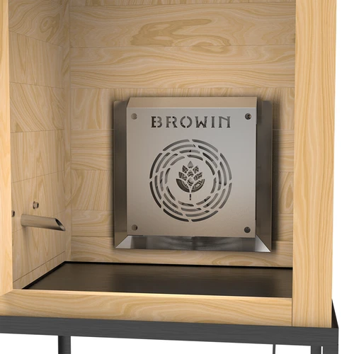 Fumador 200 L dragON Larch E21 — em larício, com módulo de aquecimento elétrico e controlador - 10